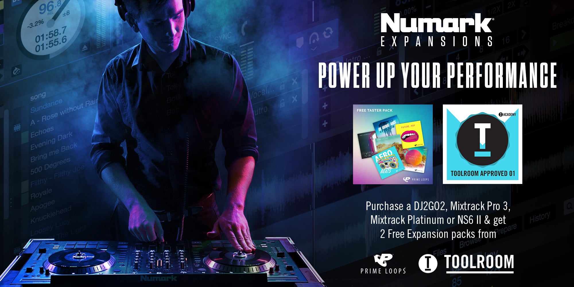 Twee gratis remix kits bij aanschaf Numark controller! Twee gratis remix kits bij aanschaf Numark controller!